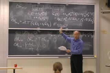 Lecture: Non-ideal Solutions
