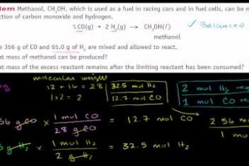 Lecture: Limiting Reactant Example Problem 1 