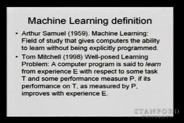 Lecture: The Motivation & Applications of Machine Learning