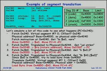 Lecture: Address Translation 