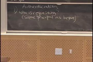 Lecture: Authentication