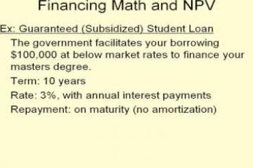 Lecture: Financing Math