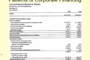 Lecture: Corp Finance and Financial Markets