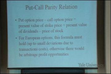 Lecture: Options Markets