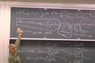 Lecture: Multicomponent Systems, Chemical Potential