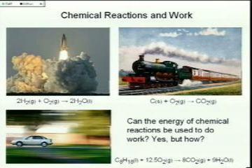 Lecture: Chemical Energy and Work