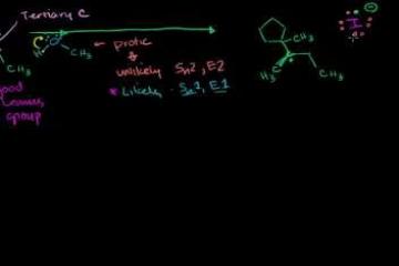 Lecture: E2 E1 Sn2 Sn1 Reactions Example 3 