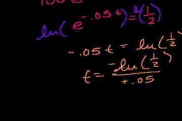Lecture: More Exponential Decay Examples