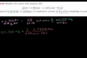 Lecture: Another Stoichiometry Example in a Solution 